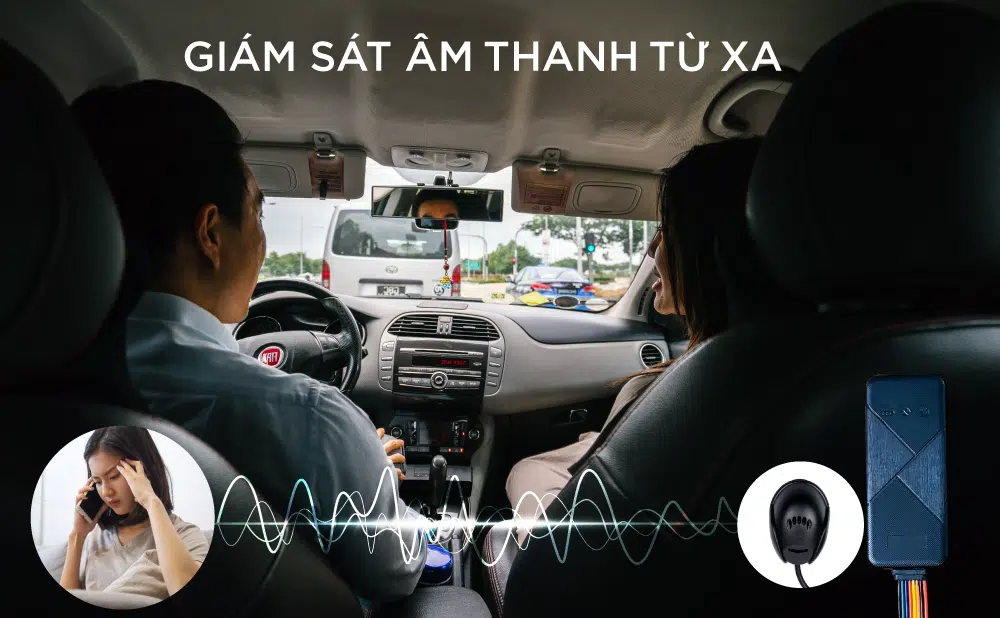 Định Vị Ô Tô có Ghi âm Live