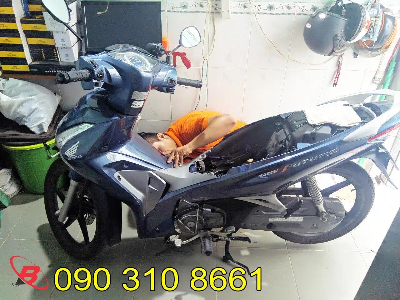 Lắp định vị xe máy